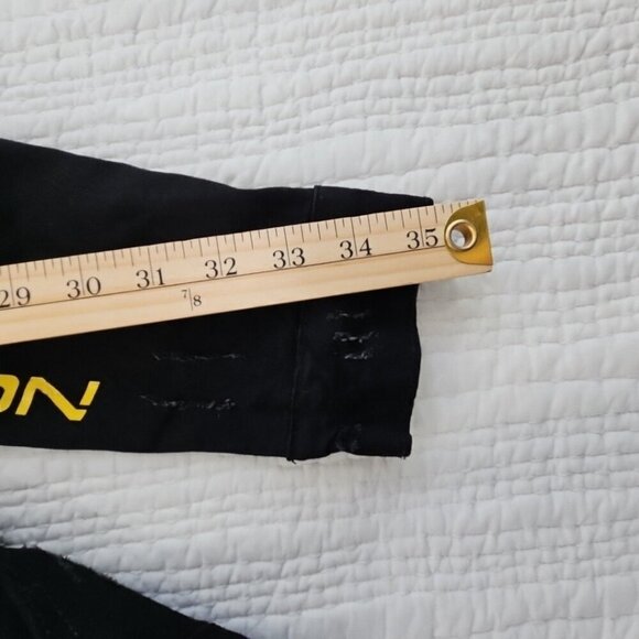 Hudson Outerwear Stretch Denim Jacket Men's Medium Black Long Sleeve Logos EUC - Picture 15 of 16